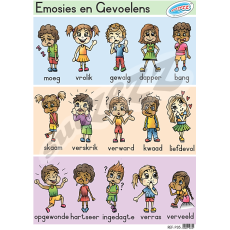 EMOSIES EN GEVOELENS - MUURKAART